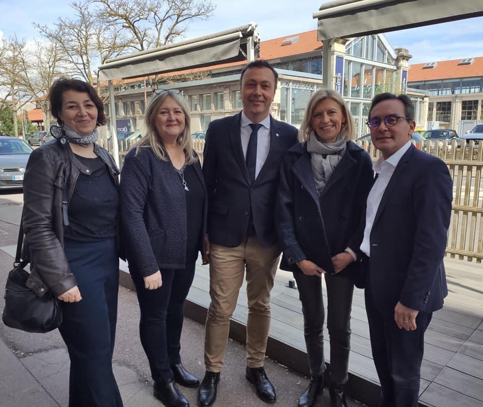 Isabelle Florennes à la rencontre des élus locaux 