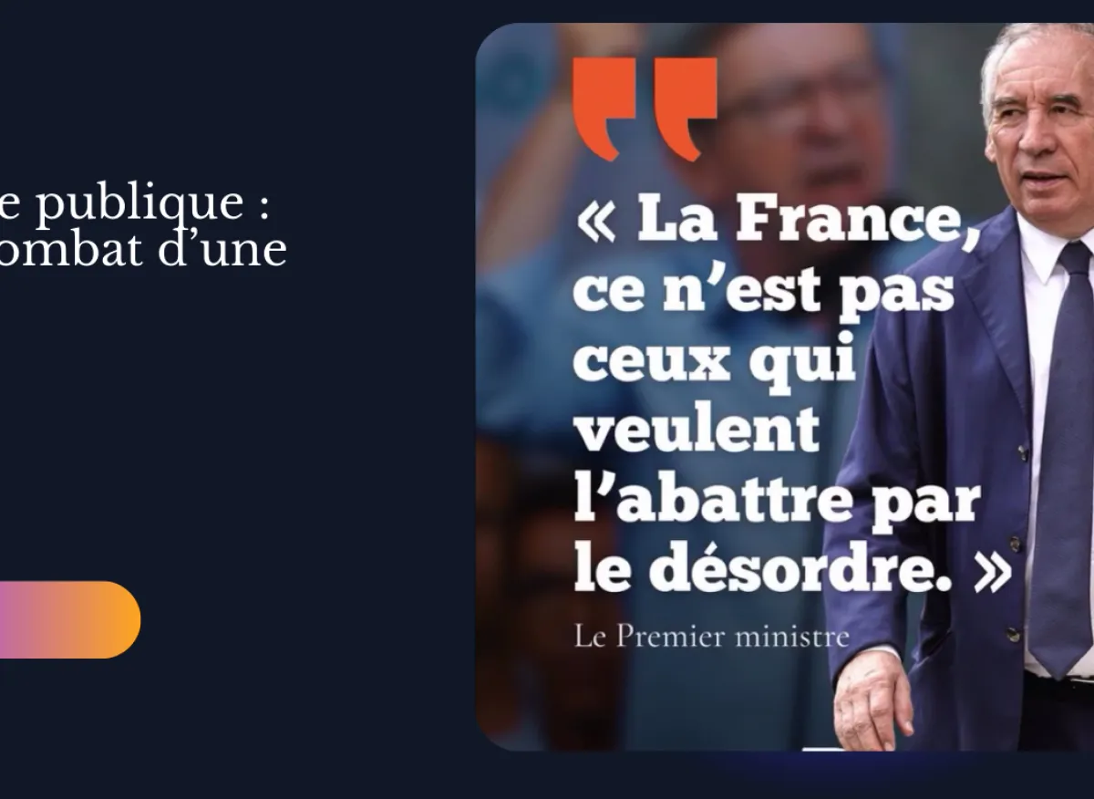 FRANCOIS BAYROU DETTE PUBLIQUE 